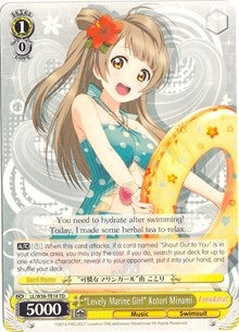Image for "Lovely Marine Girl" Kotori Minami (Love Live! Vol. 2) (LL/W36-TE10 TD) - Weiss Schwarz