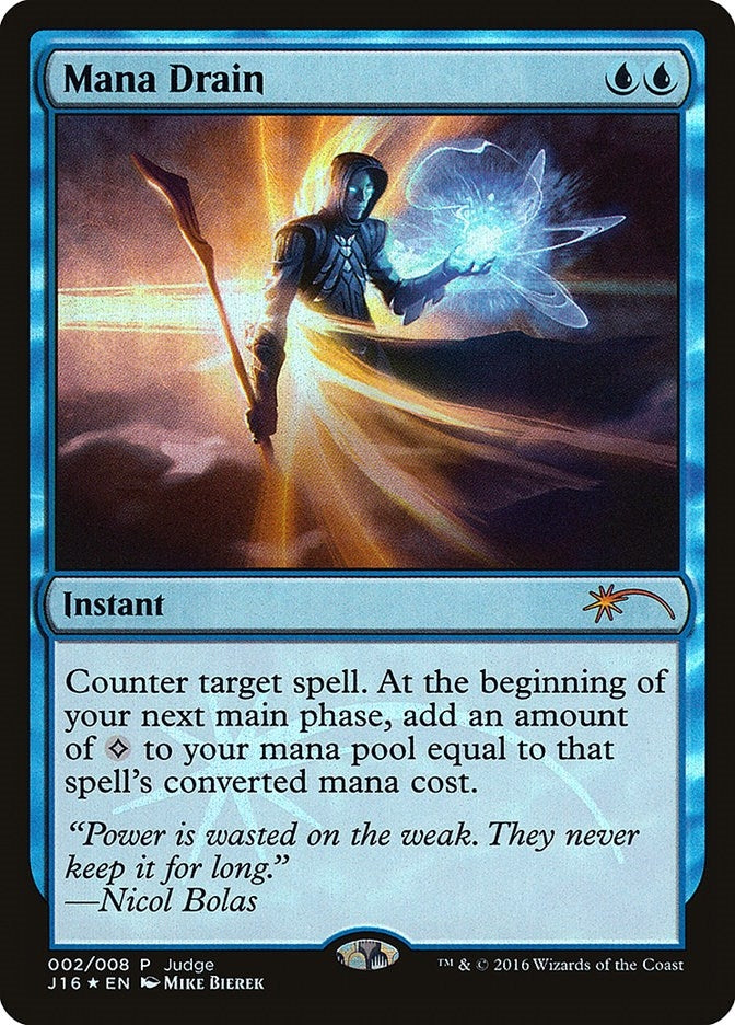 Image for Mana Drain (Judge Promos) (2) - Magic: The Gathering