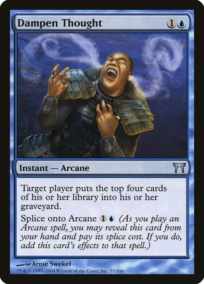 Image for Dampen Thought (Champions of Kamigawa) (57) - Magic: The Gathering
