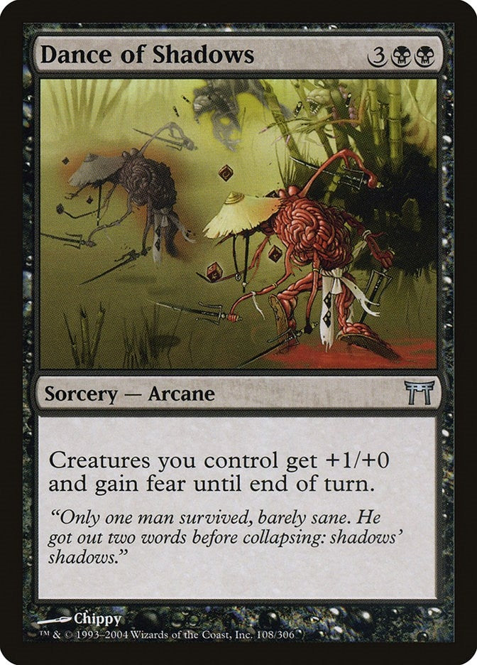 Image for Dance of Shadows (Champions of Kamigawa) (108) - Magic: The Gathering