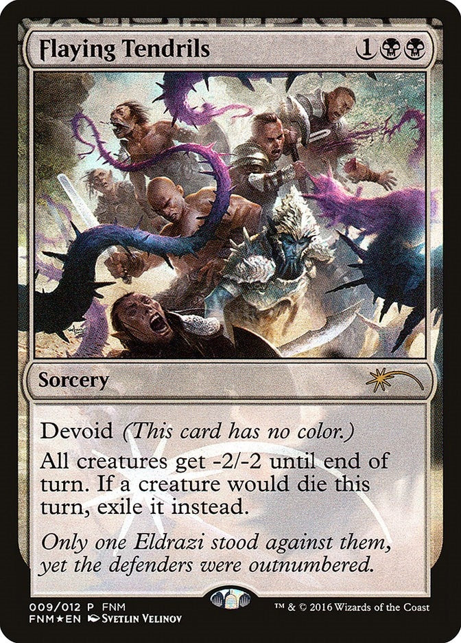 Image for Flaying Tendrils (FNM Promos) (9) - Magic: The Gathering