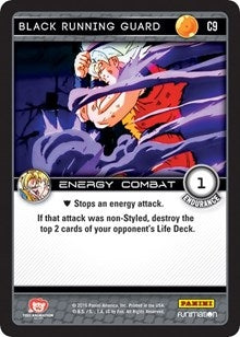 Image for Black Running Guard (Panini: Vengeance) (C9) - Dragon Ball Z TCG