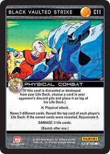 Image for Black Vaulted Strike (Panini: Vengeance) (C11) - Dragon Ball Z TCG
