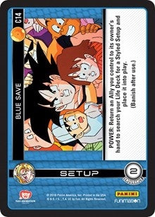 Image for Blue Save (Panini: Vengeance) (C14) - Dragon Ball Z TCG
