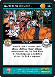Image for Namekian Concern (Panini: Vengeance) (C26) - Dragon Ball Z TCG