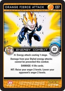 Image for Orange Fierce Attack (Panini: Vengeance) (C37) - Dragon Ball Z TCG