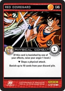 Image for Red Disregard (Panini: Vengeance) (C45) - Dragon Ball Z TCG