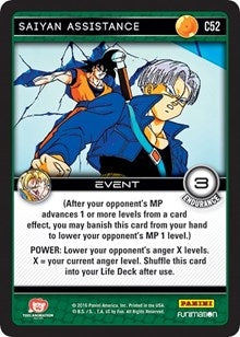 Image for Saiyan Assistance (Panini: Vengeance) (C52) - Dragon Ball Z TCG