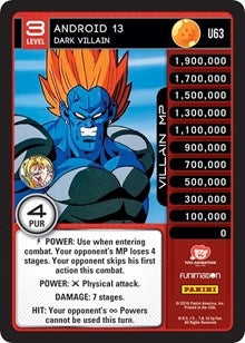 Image for Android 13 - Dark Villain (Panini: Vengeance) (U63) - Dragon Ball Z TCG