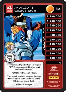 Image for Android 13 - Surging Strength (Panini: Vengeance) (U64) - Dragon Ball Z TCG
