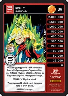 Image for Broly - Legendary (Panini: Vengeance) (U67) - Dragon Ball Z TCG