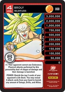 Image for Broly - Relentless (Panini: Vengeance) (U68) - Dragon Ball Z TCG