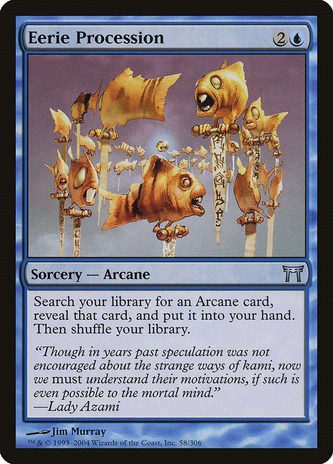 Image for Eerie Procession (Champions of Kamigawa) (58) - Magic: The Gathering