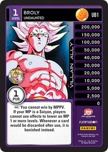 Image for Broly - Undaunted (Panini: Vengeance) (U81) - Dragon Ball Z TCG