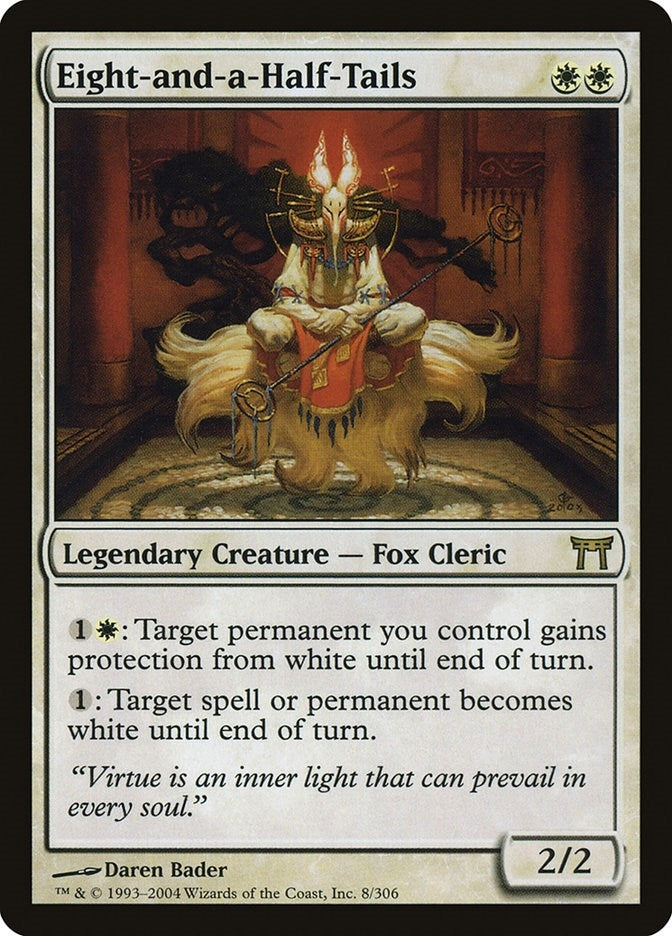 Image for Eight-and-a-Half-Tails (Champions of Kamigawa) (8) - Magic: The Gathering