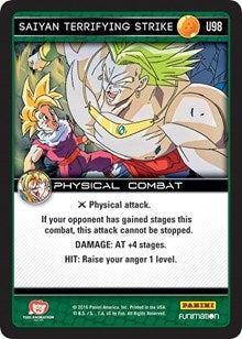 Image for Saiyan Terrifying Strike (Panini: Vengeance) (U98) - Dragon Ball Z TCG