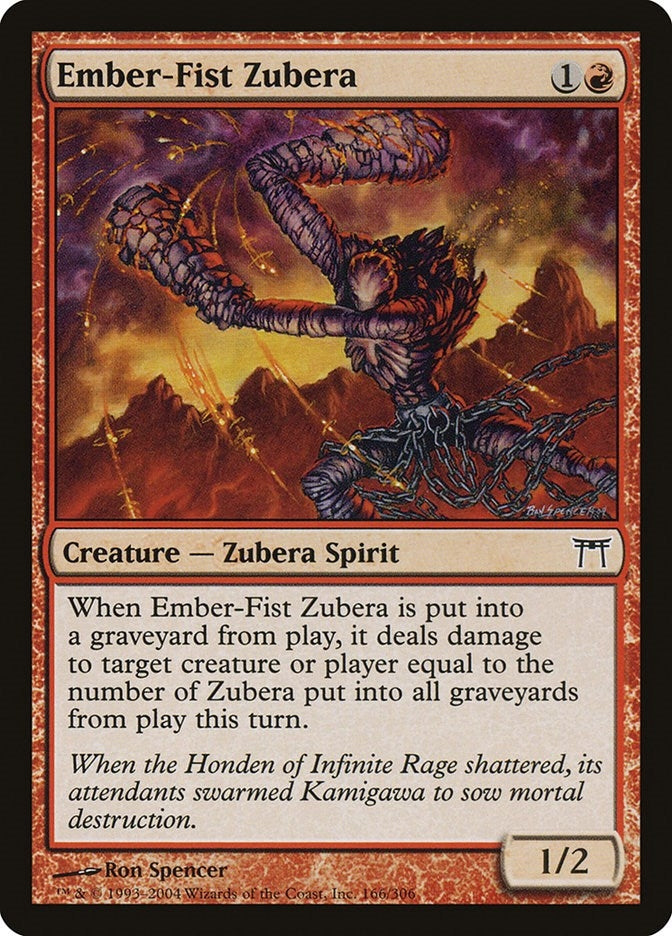 Image for Ember-Fist Zubera (Champions of Kamigawa) (166) - Magic: The Gathering