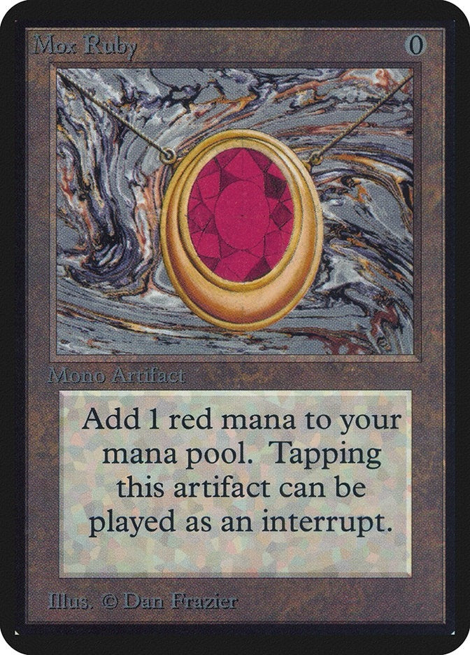 Image for Mox Ruby (Alpha Edition) - Magic: The Gathering