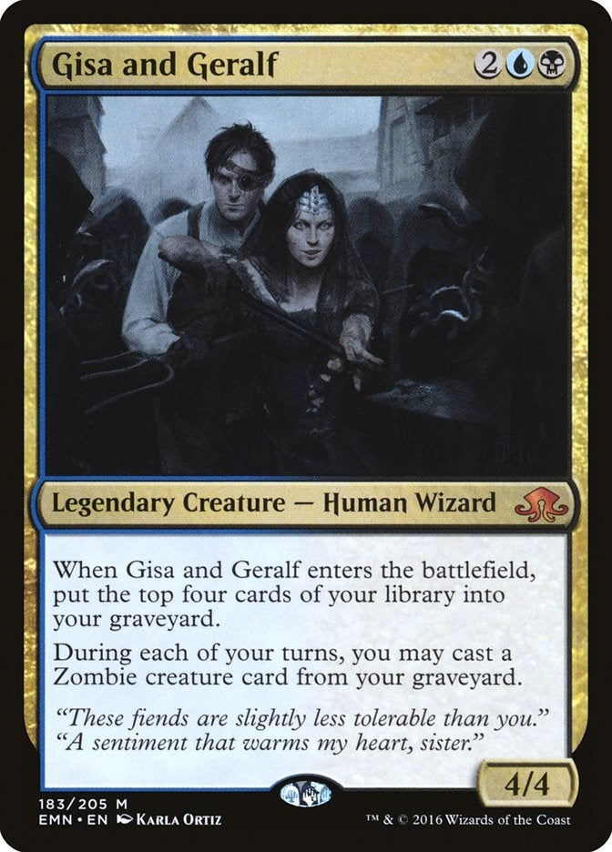 Image for Gisa and Geralf (Eldritch Moon) (183) - Magic: The Gathering