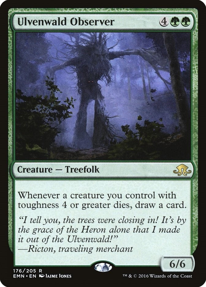 Image for Ulvenwald Observer (Eldritch Moon) (176) - Magic: The Gathering