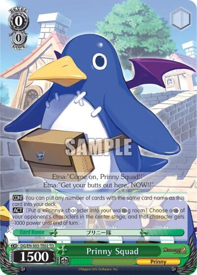 Image for Prinny Squad (TD) (Disgaea) (DG/EN-S03-TE02 TD) - Weiss Schwarz