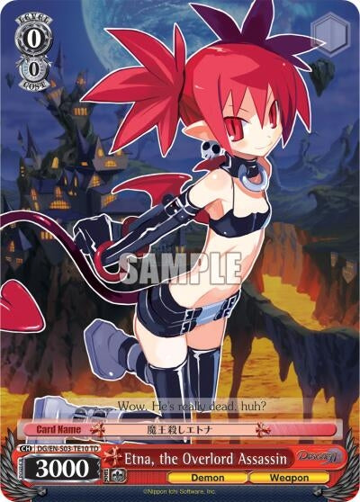 Image for Etna, the Overlord Assassin (Disgaea) (DG/EN-S03-TE10 TD) - Weiss Schwarz