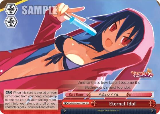 Image for Eternal Idol (Disgaea) (DG/EN-S03-TE19 TD) - Weiss Schwarz
