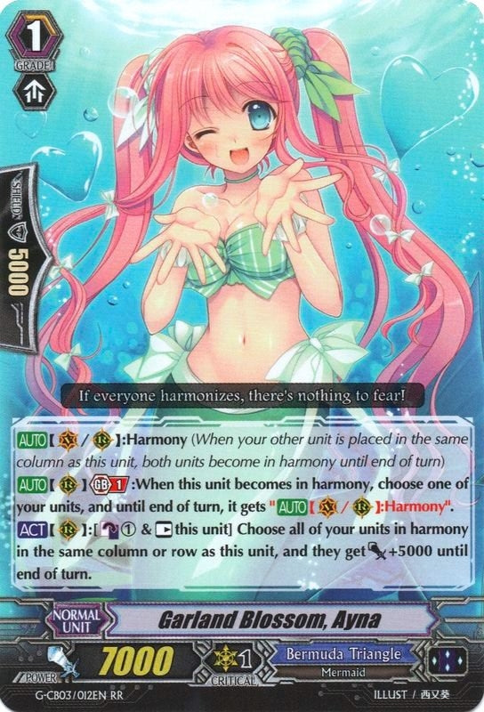 Image for Garland Blossom, Ayna (G-CB03: Blessing of Divas) (G-CB03/012EN) - Cardfight Vanguard