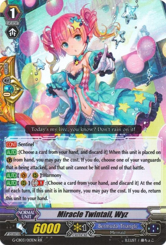 Image for Miracle Twintail, Wyz (G-CB03: Blessing of Divas) (G-CB03/013EN) - Cardfight Vanguard