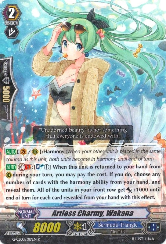 Image for Artless Charmy, Wakana (G-CB03: Blessing of Divas) (G-CB03/019EN) - Cardfight Vanguard