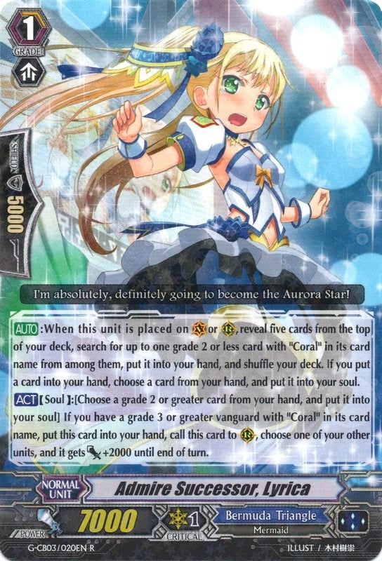 Image for Admire Successor, Lyrica (G-CB03: Blessing of Divas) (G-CB03/020EN) - Cardfight Vanguard