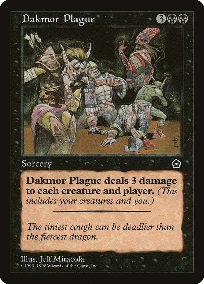 Image for Dakmor Plague (Portal Second Age) - Magic: The Gathering