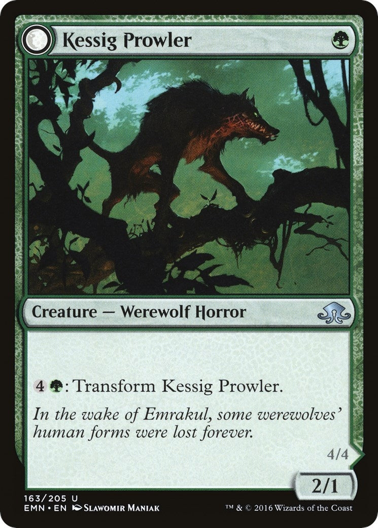 Image for Kessig Prowler (Eldritch Moon) (163) - Magic: The Gathering
