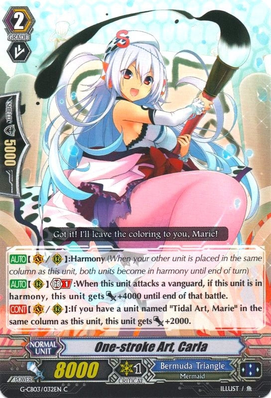 Image for One-stroke Art, Carla (G-CB03: Blessing of Divas) (G-CB03/032EN) - Cardfight Vanguard
