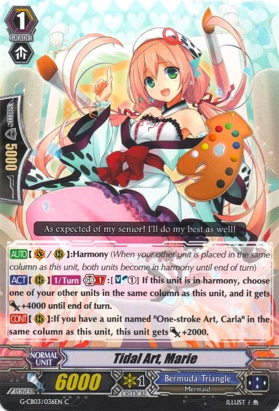 Image for Tidal Art, Marie (G-CB03: Blessing of Divas) (G-CB03/036EN) - Cardfight Vanguard