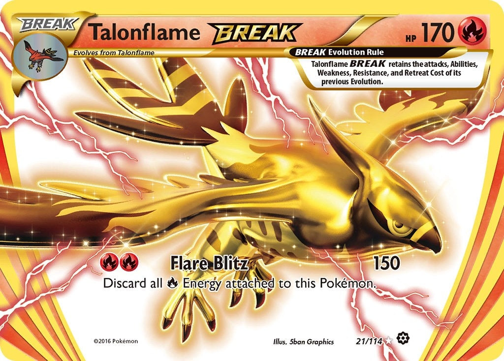 Image for Talonflame BREAK (XY - Steam Siege) (21/114) - Pokemon
