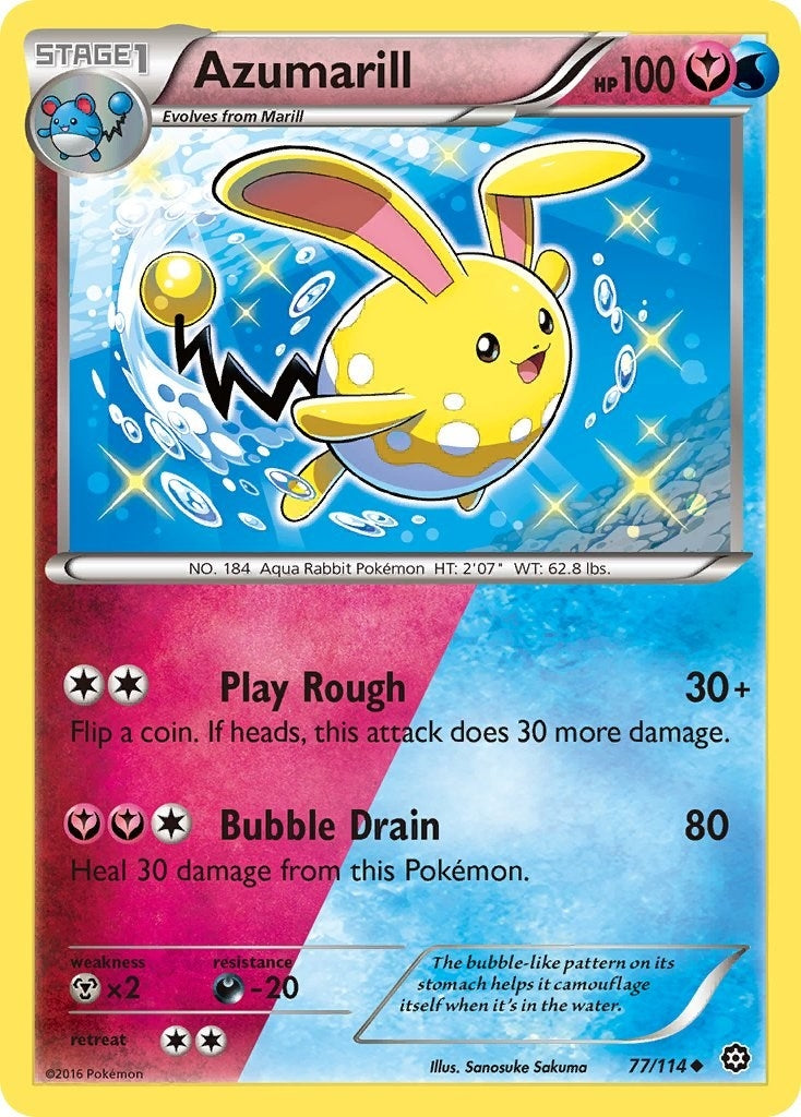 Image for Azumarill (XY - Steam Siege) (77/114) - Pokemon