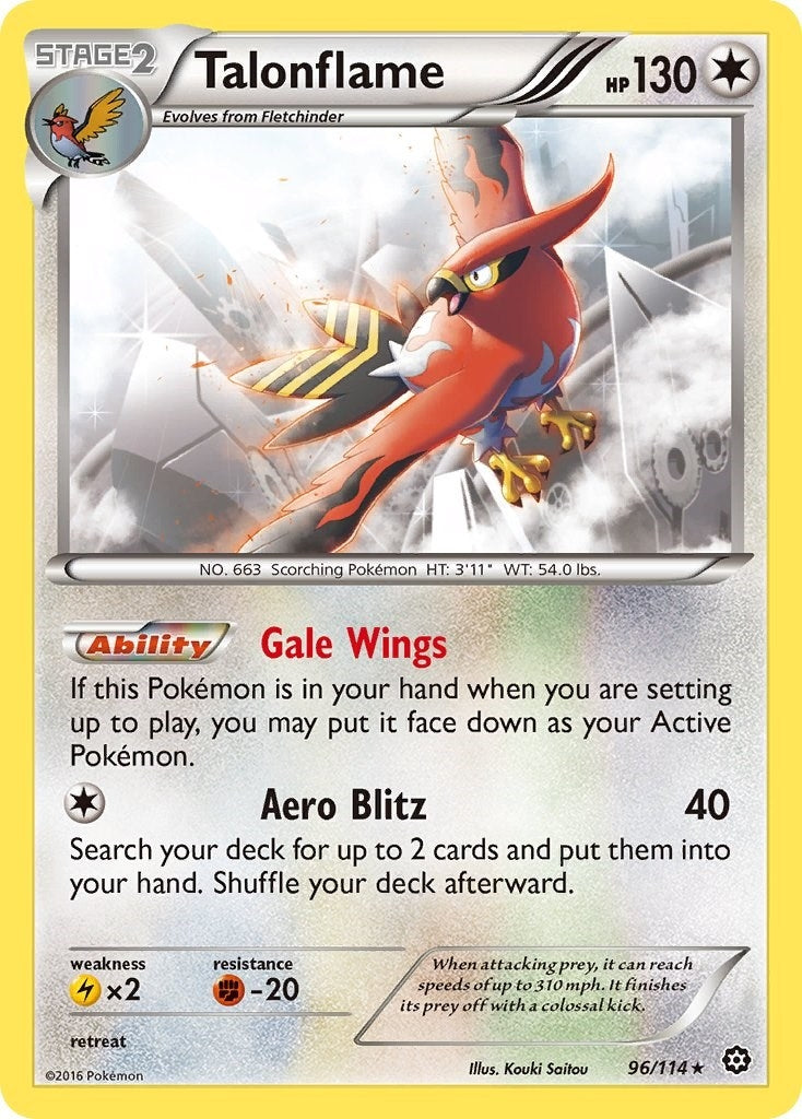 Image for Talonflame (XY - Steam Siege) (96/114) - Pokemon
