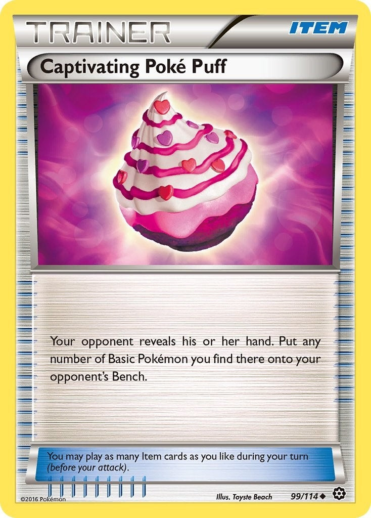 Image for Captivating Poke Puff (XY - Steam Siege) (99/114) - Pokemon