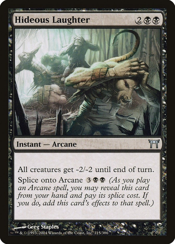 Image for Hideous Laughter (Champions of Kamigawa) (115) - Magic: The Gathering