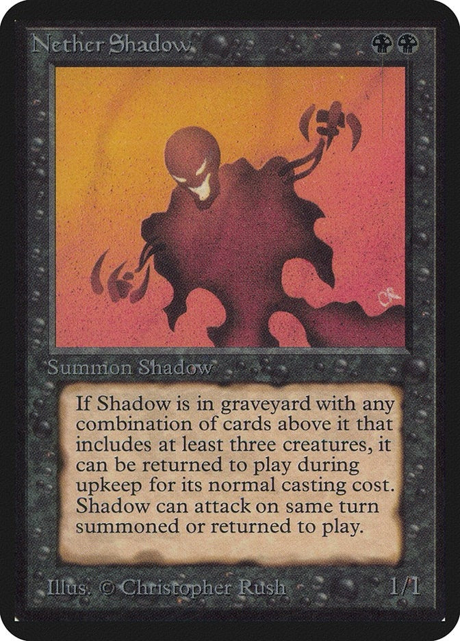 Image for Nether Shadow (Alpha Edition) - Magic: The Gathering