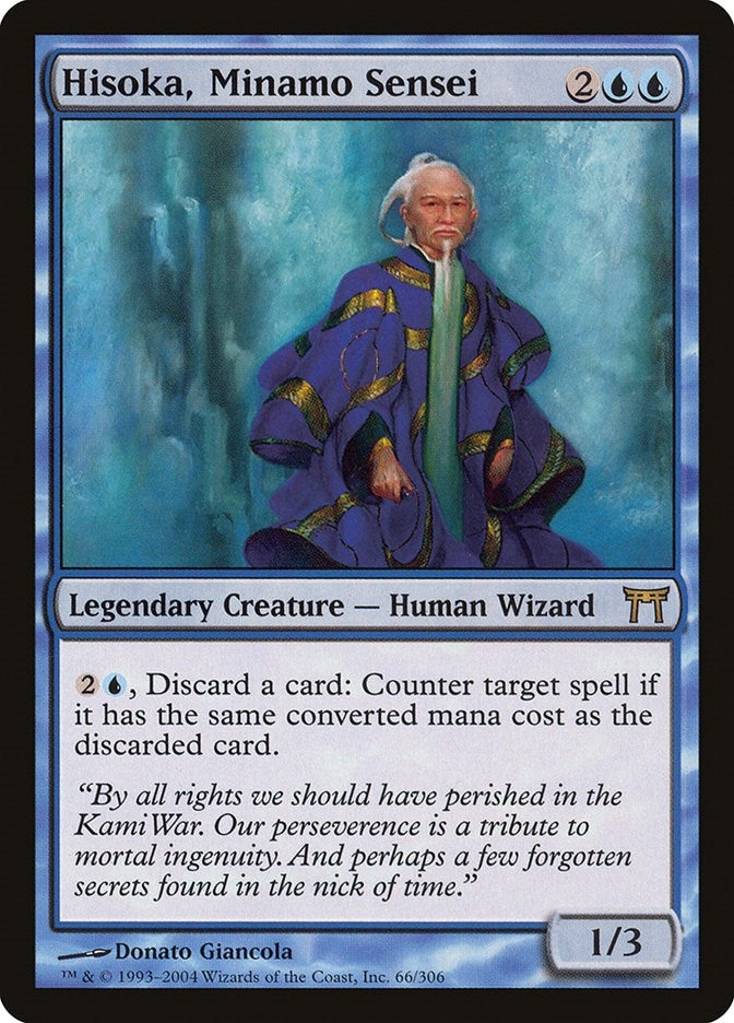 Image for Hisoka, Minamo Sensei (Champions of Kamigawa) (66) - Magic: The Gathering