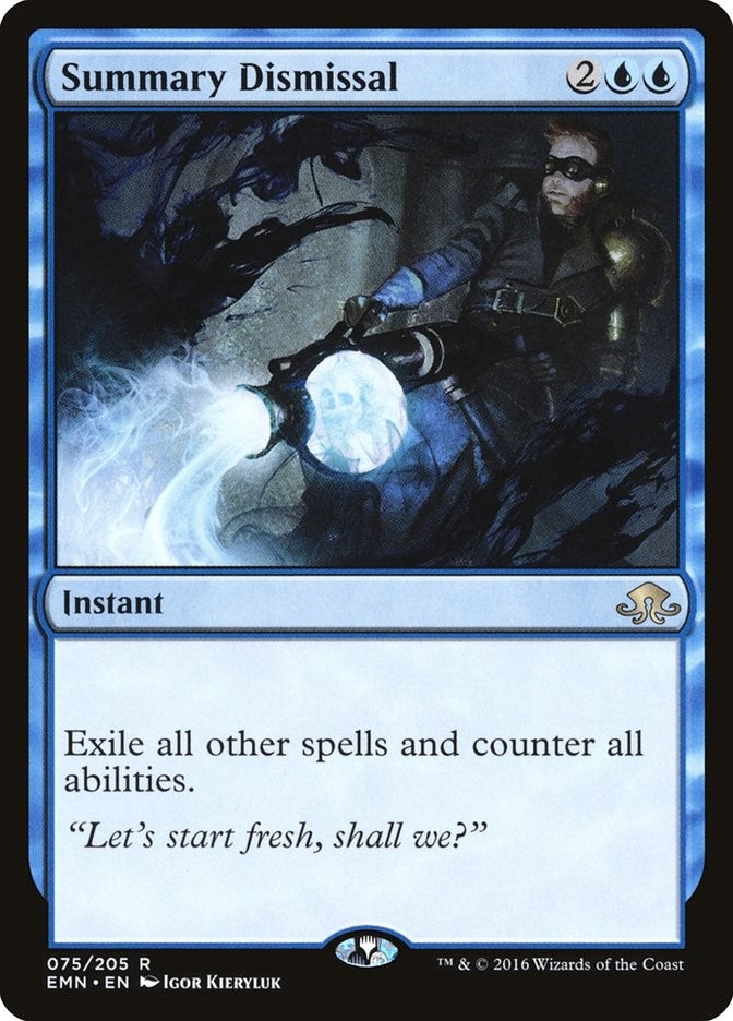Image for Summary Dismissal (Eldritch Moon) (75) - Magic: The Gathering