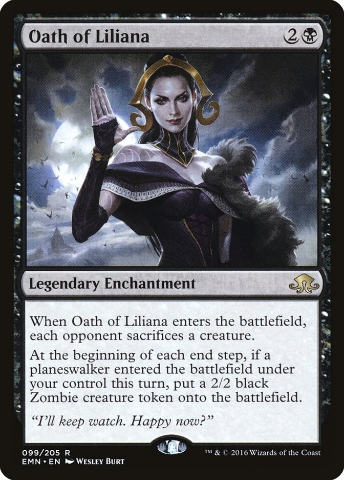 Image for Oath of Liliana (Eldritch Moon) (99) - Magic: The Gathering