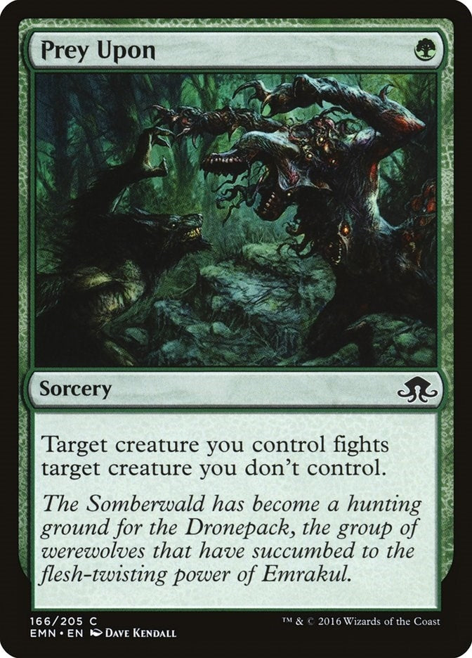 Image for Prey Upon (Eldritch Moon) (166) - Magic: The Gathering