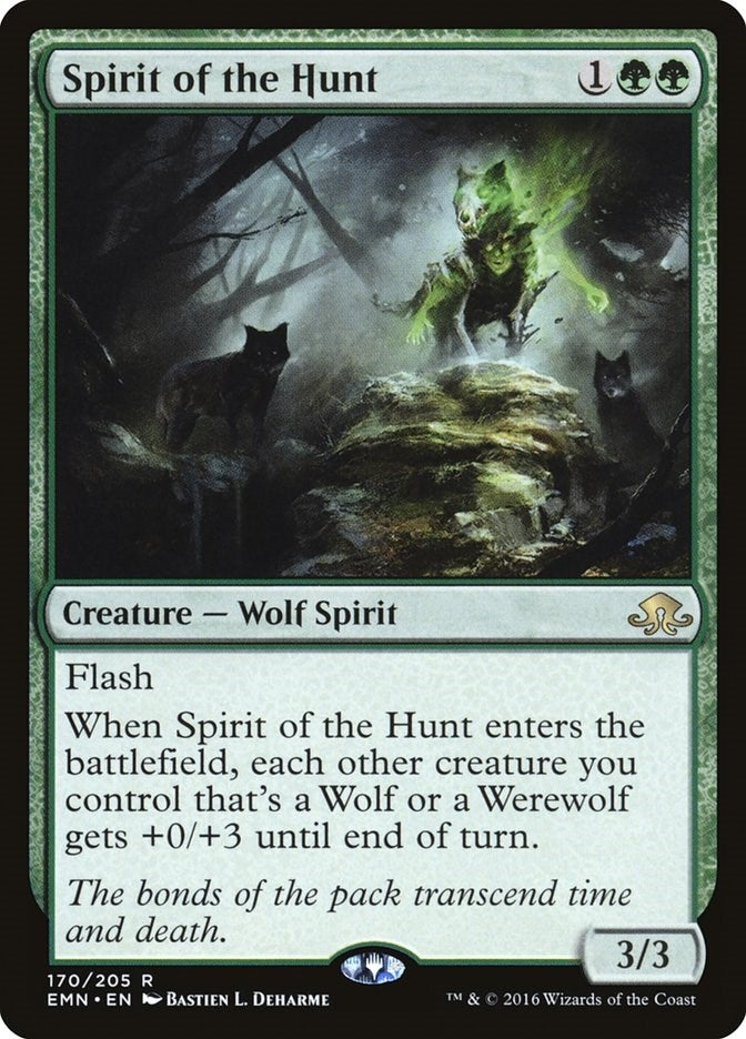 Image for Spirit of the Hunt (Eldritch Moon) (170) - Magic: The Gathering