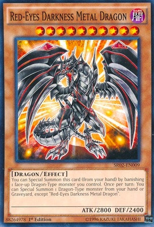 Image for Red-Eyes Darkness Metal Dragon (Structure Deck: Rise of the True Dragons) (SR02-EN009) - YuGiOh