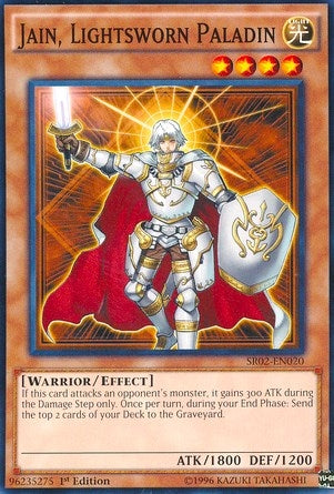 Image for Jain, Lightsworn Paladin (Structure Deck: Rise of the True Dragons) (SR02-EN020) - YuGiOh