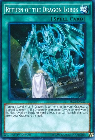Image for Return of the Dragon Lords (Structure Deck: Rise of the True Dragons) (SR02-EN025) - YuGiOh