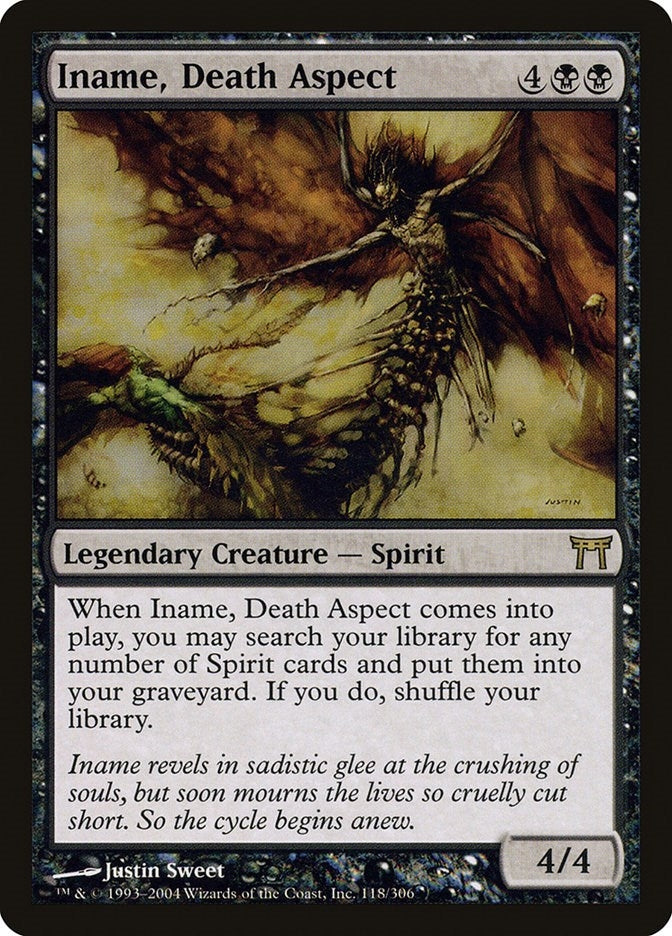 Image for Iname, Death Aspect (Champions of Kamigawa) (118) - Magic: The Gathering